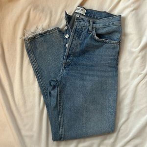 Agolde Riley High Rise Straight Crop Sz 26
